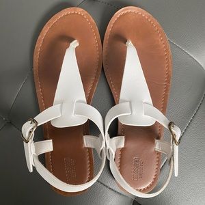 Mossimo White Sandals
